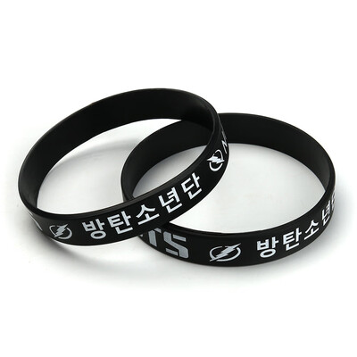 

Silicone Letter Print Bracelet Pair Bracelet Sports Bracelet Star Same Style Bracelet Hot Gift