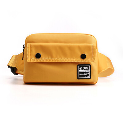 

Pocket womens fashion high-volume fashion shoulder Messenger bag canvas chest bag portable mobile phone business bag