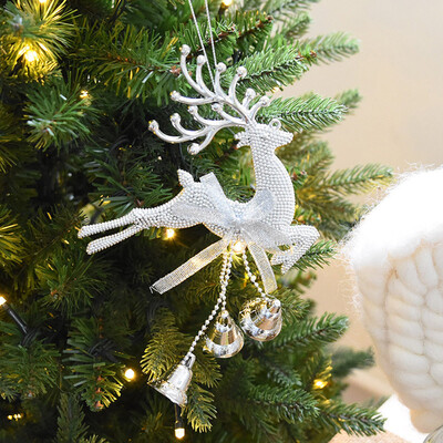 

〖Follure〗Merry Christmas Party Ornament Flower Bell Household elk Garden Home Decor