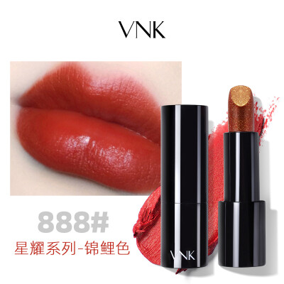 

VNK Yue Mu round tube lipstick 103 dirty orange 35g matte lipstick is not easy to bleach velvet matte no dry