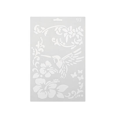 

Flower Bird Hollow Ruler Template DIY Photo Album Drawing Tool