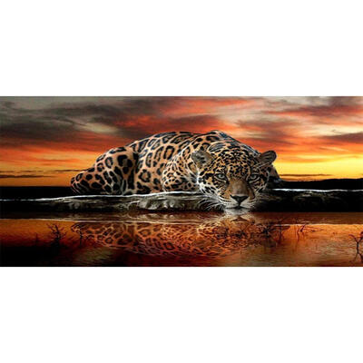 

5D DIY Full Drill Diamond Painting Tiger Cross Stitch Embroidery Mosaic Kit