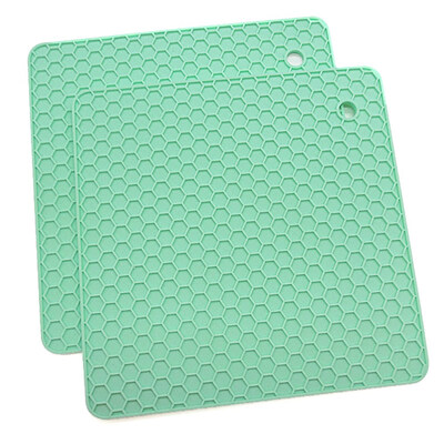 

Heat Resistant Silicone Honeycomb Table Mat Placemat Non-slip Pot Holder Mat UK