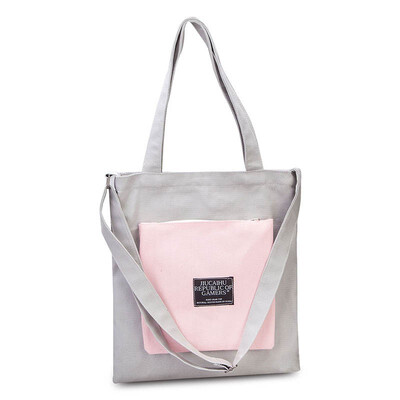 

Bags For Women Fashion Canvas Girls Casual Patchwork Shoulder BagSilt Pocket Crossbody Handbags Bag Tote Zipper Work Travel