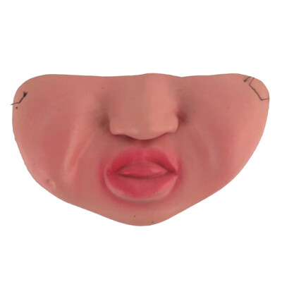 

Tailored Funny Fun Mask Big Lips Headgear Pet Funny Mask