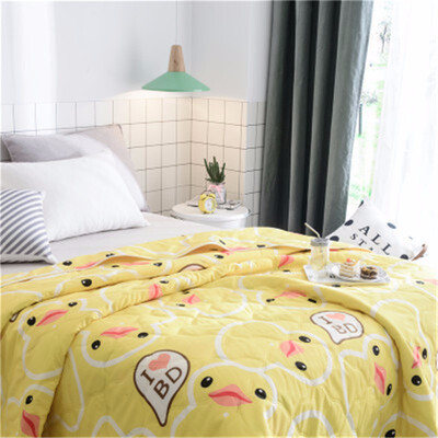 

New Arrival Fashion Home Textile Flamingo Summer Quilt Blankets Cartoon Comforter Bed Cover Quilting Suitable for Adults Kids