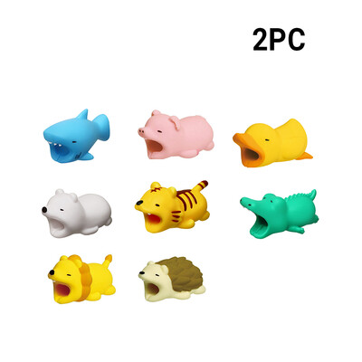 

100 style Cable Bites Cables Protector for Smartphone Micro USB Cable Cord Diversified Doll Model Animal Phone Lightning Accessory