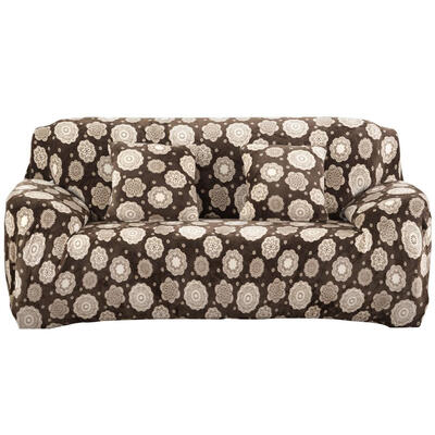 

Sofa Cover Polyester Edelweiss Pattern All-inclusive Tight Wrap Sofa Towel