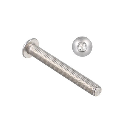 A2 IS07380 304 Stainless Steel Hex Screw Socket Button Bolts Screws M550
