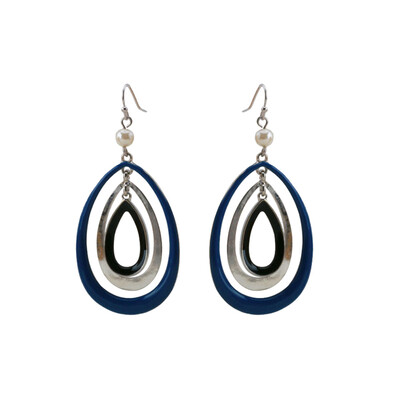 

Raindrop Teardrop Drop Shape Dangle Long Earrings Women Lady Beautiful Earring