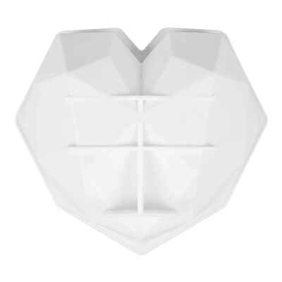 

Silicone Mousse Cake Mould Love Heart Shaped Single Hole Cake Decoration Mold DIY Baking Tool