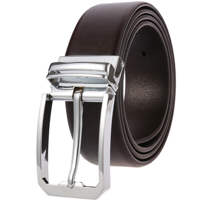 

Pin buckle belt casual belt two layers leather belt belt punching belt LY35-3557-4