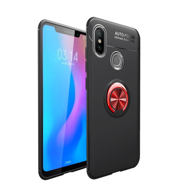 

Magnetic Case Huawei Honor 8X Max Phone Ring Cover Huawei Enjoy Max ARE-L32 Soft TPU Stand Case