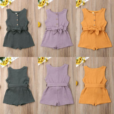 

US Summer Newborn Infant Baby Girls Boy Clothes Romper Outfits Jumpsuit Bodysuit