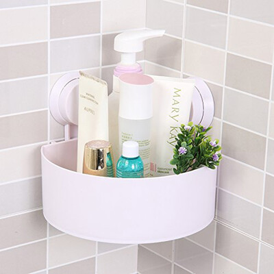 

Bathroom Wall-Mounted Sucker Triangle Shelf Storage for Bathroom&Kitchen