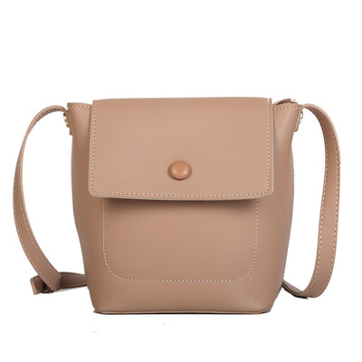 

Small bag female 2019 new wave wild Korean version of the shoulder bag broadband slung net red small fresh double bucket bag