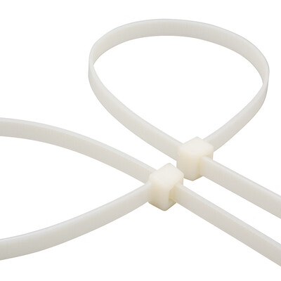 

SANTO white nylon cable 48300mm network cable self-locking cable management cable cable with 100 roots 0036