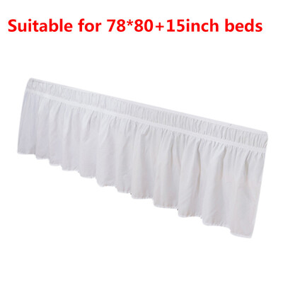 

Gobestart MODERN SOLID DUST RUFFLE SPLIT CORNERS 1PC BED BEDDING PLEATED SKIRT 14 Drop