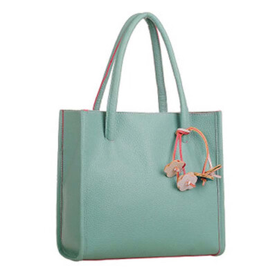 

Fashion Girls Handbags Trendy Leather Shoulder Bag Candy Color Flowers Totes
