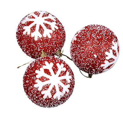 

Toponeto 3Pcs Christmas Balls Baubles Party Xmas Tree Decorations Hanging Ornament Decor