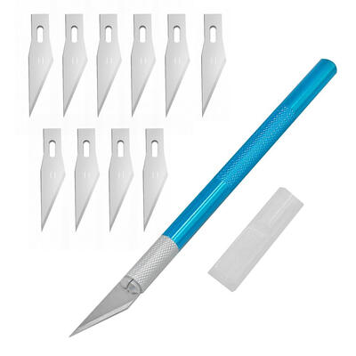 

Anti Slip Aluminum Alloy Handle Scalpel Blade Carving Knife Paper Cutter