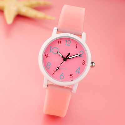 

Fashion trend childrens watch girl student cute boy primary&secondary school exam electronic luminous quartz watch