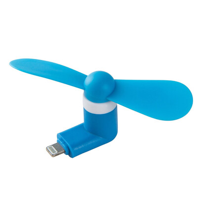 

Lighting Mobile Phone Fan Portable Dock Cool Cooler Rotating Fan for iPhone 6 6 Plus iPhone SE 5S