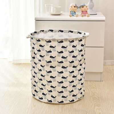 

Gobestart Waterproof Canvas Sheets Laundry Clothes Laundry Basket Storage Basket Folding
