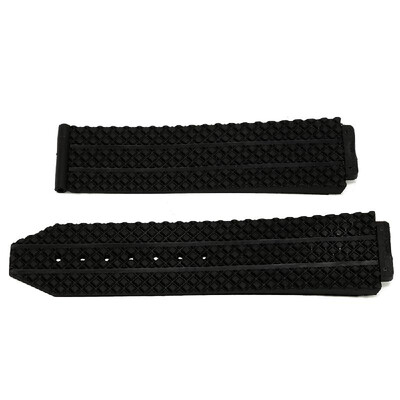 

24mm Silicone Rubber Watchband Waterproof Replacement Watch Strap Wrist Bracelet With Screwdriver Without Buckle For Hublot Repair