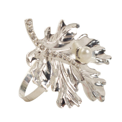 

Gobestart 1PC Napkin Ring Serviette Buckle Holder Wedding Antique Party Table Decor