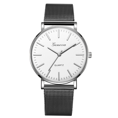 

〖Follure〗Fashion Casual Unobtrusive Simple Single Business Net With Strap Mens Watch