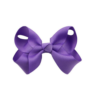 

Girls Bowknot Hair Clips Satin Ribbon Hairpin Elastic Party Headwear Props