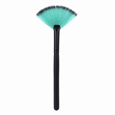 

Women Fan Shape Beauty Cosmetic Tool Artificial Fiber Loose Powder Makeup Brush