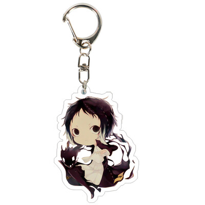 

CAR-TOBBY Anime Bungou Stray Dogs Rubber Keychain Key Ring Straps Rare cosplay