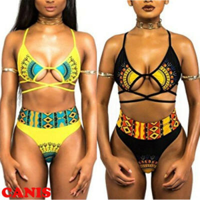 

Summer Women Bikini Set Bandage Push Up Bra Swimwear Swimsuit Bathing Beachwear