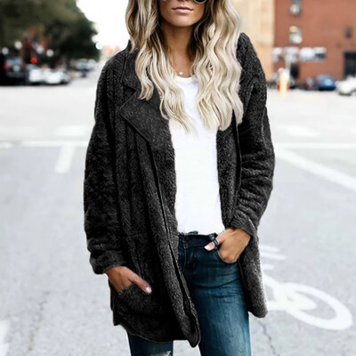 

Roseonmyhand Womens Ladies Warm Faux Fur Coat Jacket Winter Solid Long Outerwear