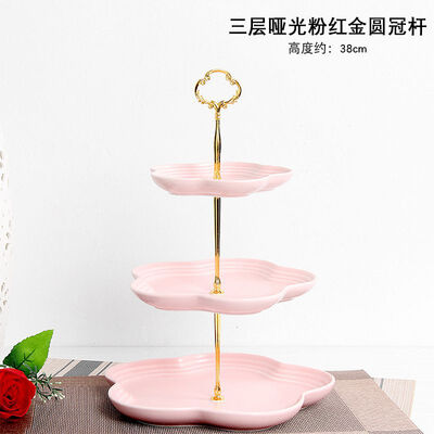 

Cake Stand Plate Bracket Stand New 2 Tier Cake Plate Stand Cupcake Fittings Silver Golden Wedding Party