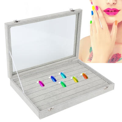 

Greensen Nail Art Showing Holder False Nail Base Gel Polish Display Showcase