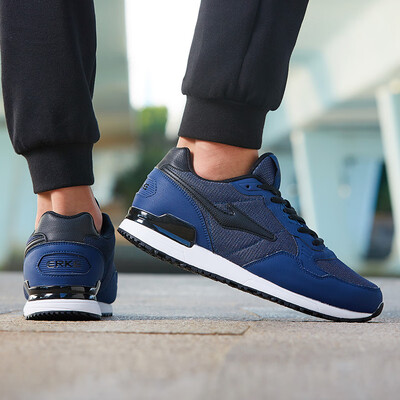 

Hongxing Erke sneakers casual shoes Agan shoes shoes mens shoes breathable mesh casual running shoes 51183120070 ink blue 44