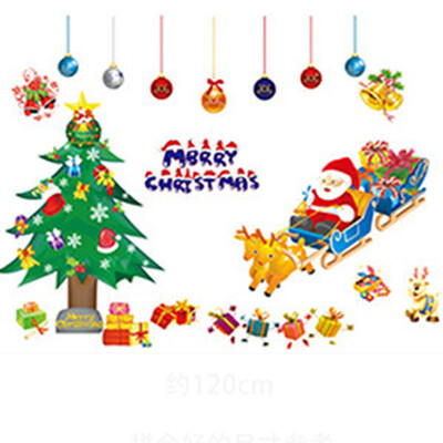 

〖Follure〗Christmas PVC Removable Display Window Showcase Decor Wall Stickers