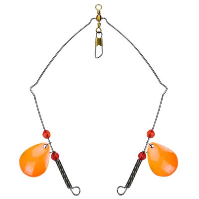 

Anti-tangle Steel Wire Balance Bracket Sea Fishing String Rig with Swivel Sequins