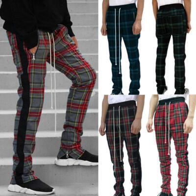 

Men Long Casual Sport Pants Gym Slim Fit Trousers Running Joggers Gym Sweatpants