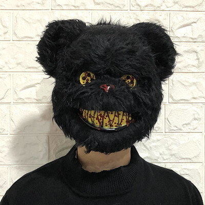 

Siaonvr Halloween Cosplay Scary Bear Mask Costume For Adults Party Decoration Props