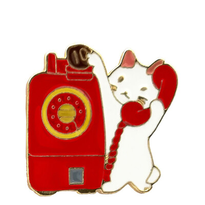 

Attractive fashion Cartoon Cat Enamel Piercing Brooch Pin Collar Badge Corsage Jewelry Fashion Creative Dress Accessories