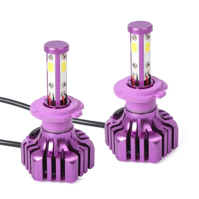 

H7 B3 2PCS Led Cob LED Chip Car Headlamp 36W 6500k White Light 8000LM Car Bulb Fog Light
