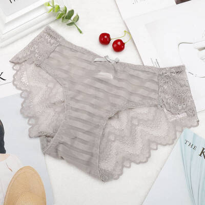 

Sexy Lace Ladies Panties Fashion Cozy Lingerie Tempting High Quality Cotton Low Waist for Women Panties T2