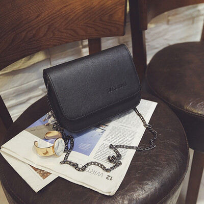 

Tailored Fashion Women Chain Crossbody Bag Shoulder Bag Phone Bag Messenger Bag Black