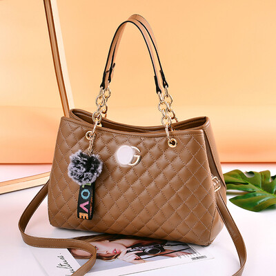 

Ladies bag 2019PU leather Korean fashion summer new womens bag wild personality handbag shoulder Messenger bag