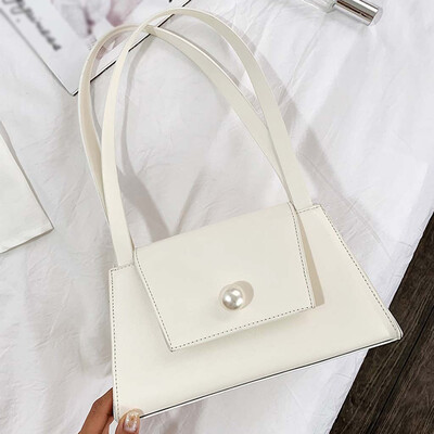 

Tailored Womens Fashion Hand Bag Solid Color Shoulder Bag Temperament Diagonal Package