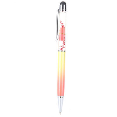 

Greensen Red Metal Swivel-Type Ballpoint Pen Office School Stationery Writing Supplies